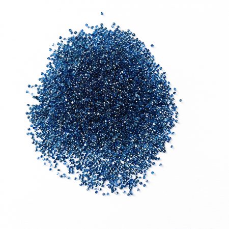 1mm Natural Blue Sapphire Round Faceted Gemstone