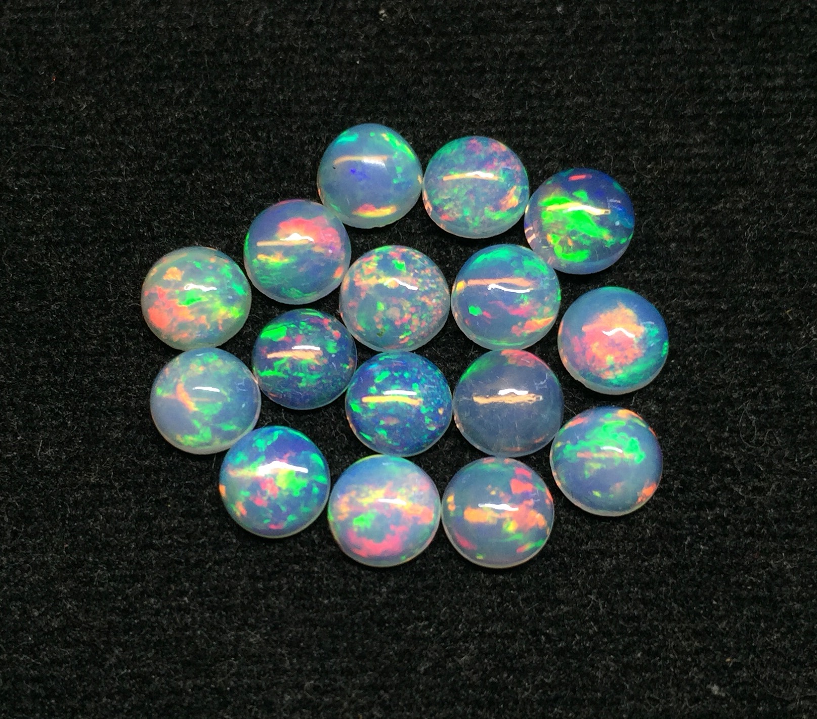 5mm Natural Ethiopian Opal Round Cabochon