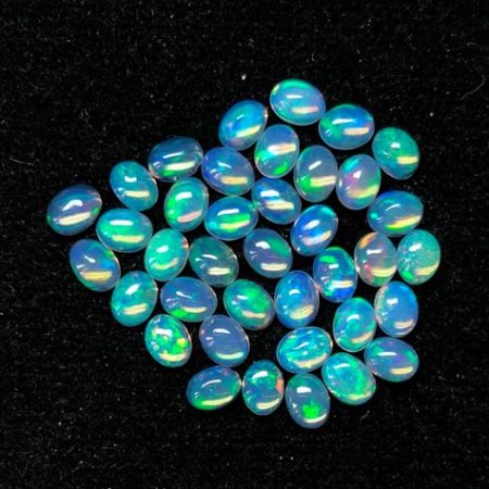 4x5mm Natural Ethiopian Opal Oval Cabochon