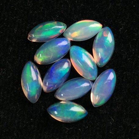 4x8mm Natural Ethiopian Opal Marquise Cabochon