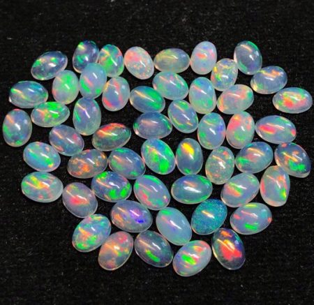 8x10mm Natural Ethiopian Opal Oval Cabochon