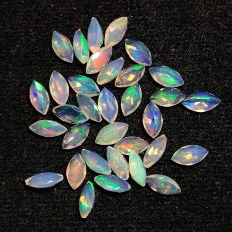 3x6mm Natural Ethiopian Opal Marquise Faceted Gemstone
