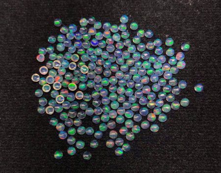 2mm Natural Ethiopian Opal Round Cabochon