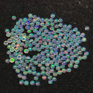 2mm Natural Ethiopian Opal Round Cabochon