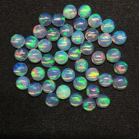 6mm Natural Ethiopian Opal Round Cabochon