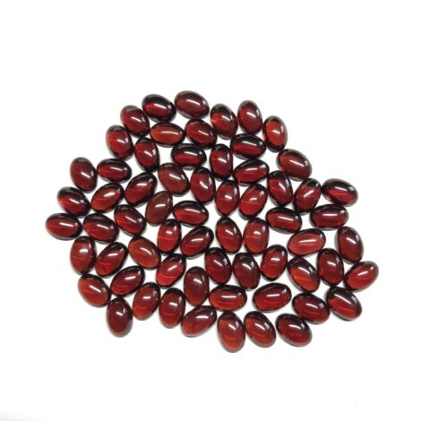 3x4mm Natural Red Garnet Oval Cabochon