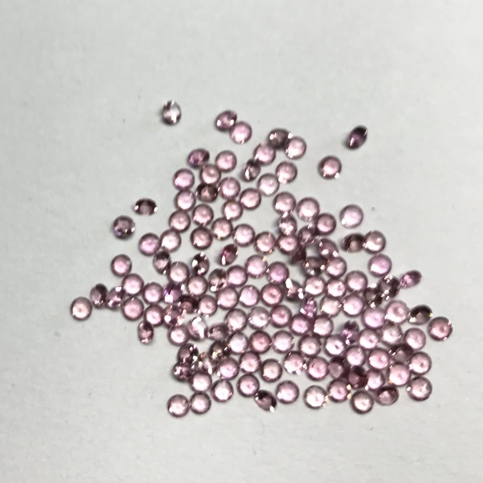 2mm Natural Pink Tourmaline Round Faceted Gemstone