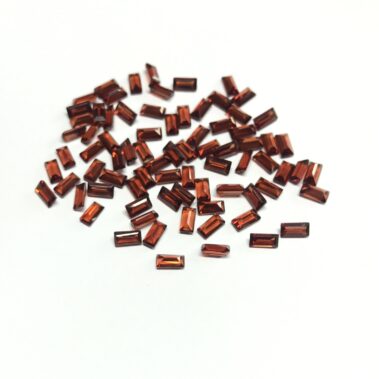 2x4mm Natural Red Garnet Baguette Faceted Gemstone