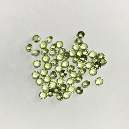 3mm Natural Peridot Round Faceted Gemstone