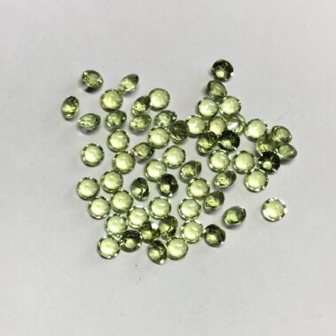 2.25mm Natural Peridot Round Faceted Gemstone