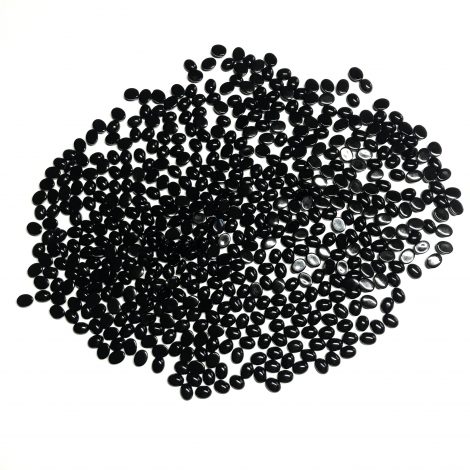 8mm Natural Black Onyx Round Cabochon