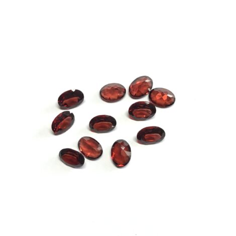 4x6mm Natural Red Garnet Oval Faceted Gemstone