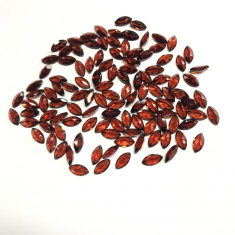 3x6mm Natural Red Garnet Marquise Faceted Gemstone