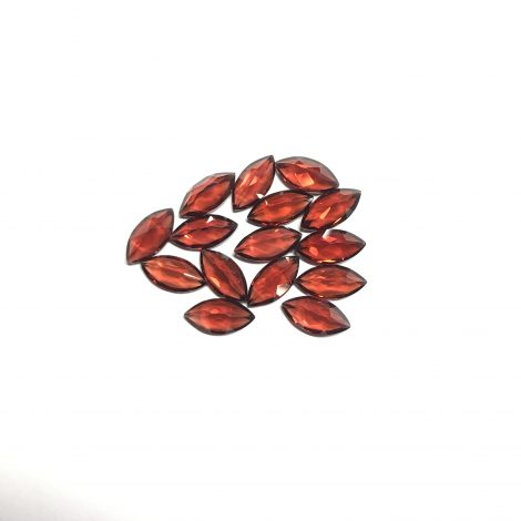 4x8mm Natural Red Garnet Marquise Faceted Gemstone