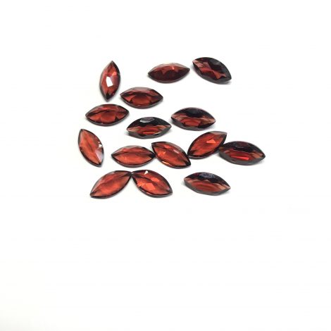 4x8mm Natural Red Garnet Marquise Faceted Gemstone
