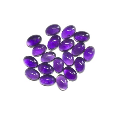 4x6mm Natural Amethyst Oval Cabochon