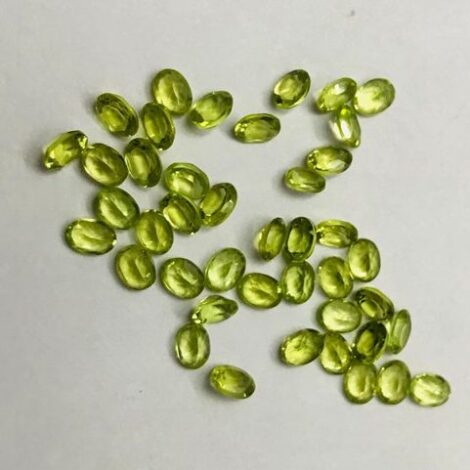 3x4mm Natural Peridot Oval Faceted Gemstone
