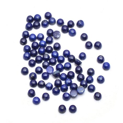 3mm Natural Lapis Lazuli Round Cabochon