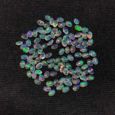 2x3mm Natural Ethiopian Opal Oval Faceted Gemstone