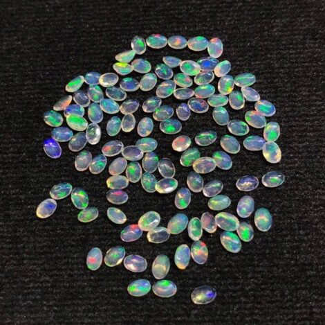 2x3mm Natural Ethiopian Opal Oval Faceted Gemstone