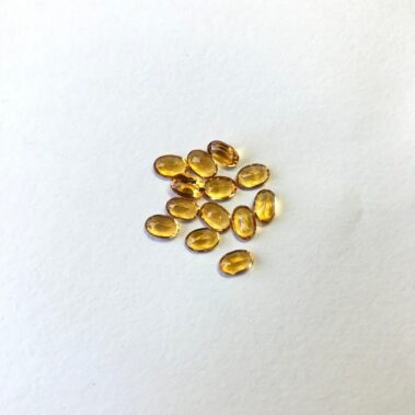4x6mm Natural Citrine Oval Faceted Gemstone