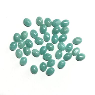 6x8mm Natural Amazonite Oval Cabochon5x7mm Natural Amazonite Oval Cabochon