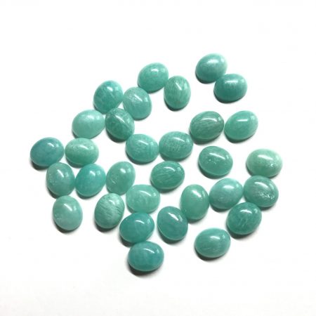9x11mm Natural Amazonite Oval Cabochon