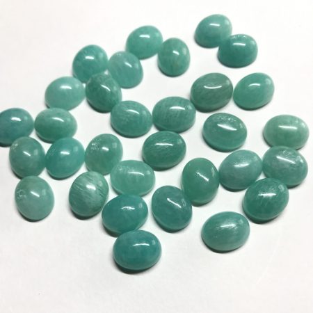10x12mm Natural Amazonite Oval Cabochon